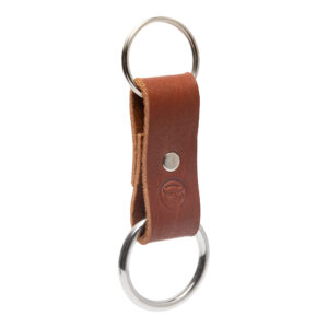 Stylish Leopard | Sleutelhanger | Zilver | Leer