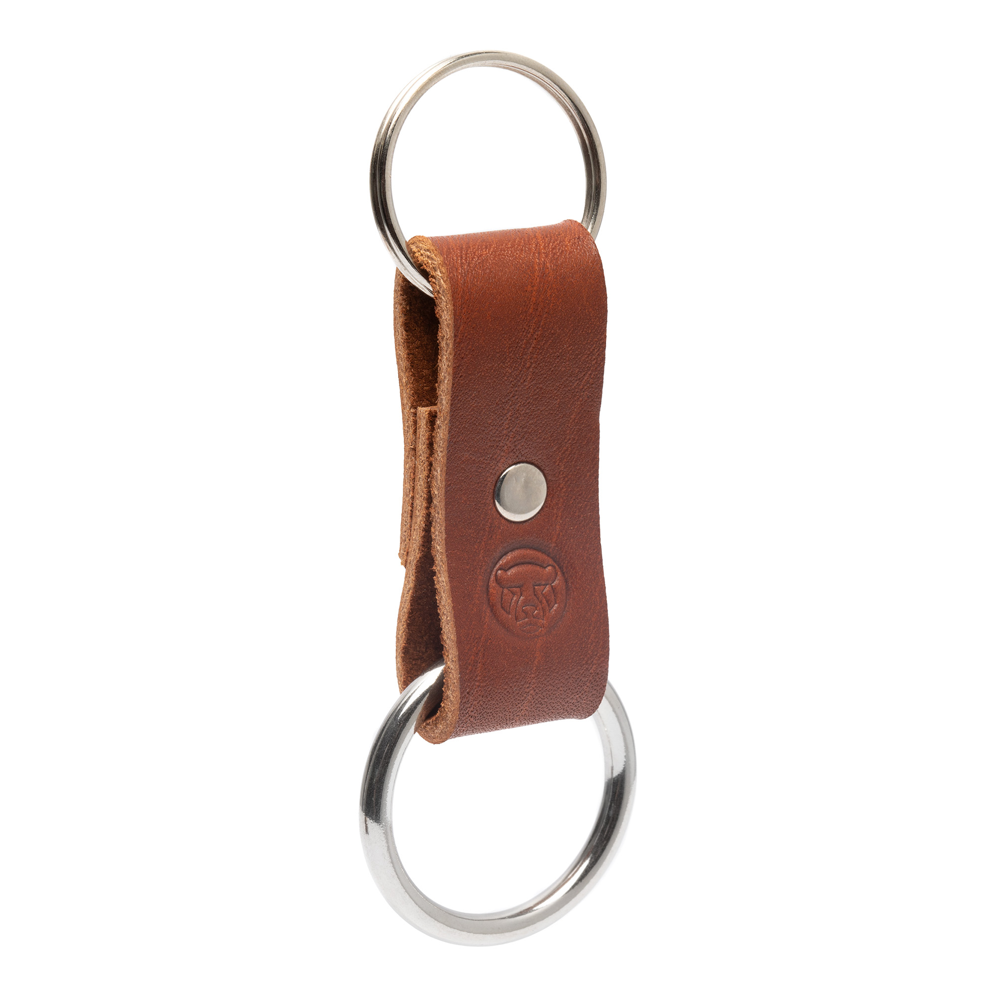Stylish Leopard | Sleutelhanger | Zilver | Leer