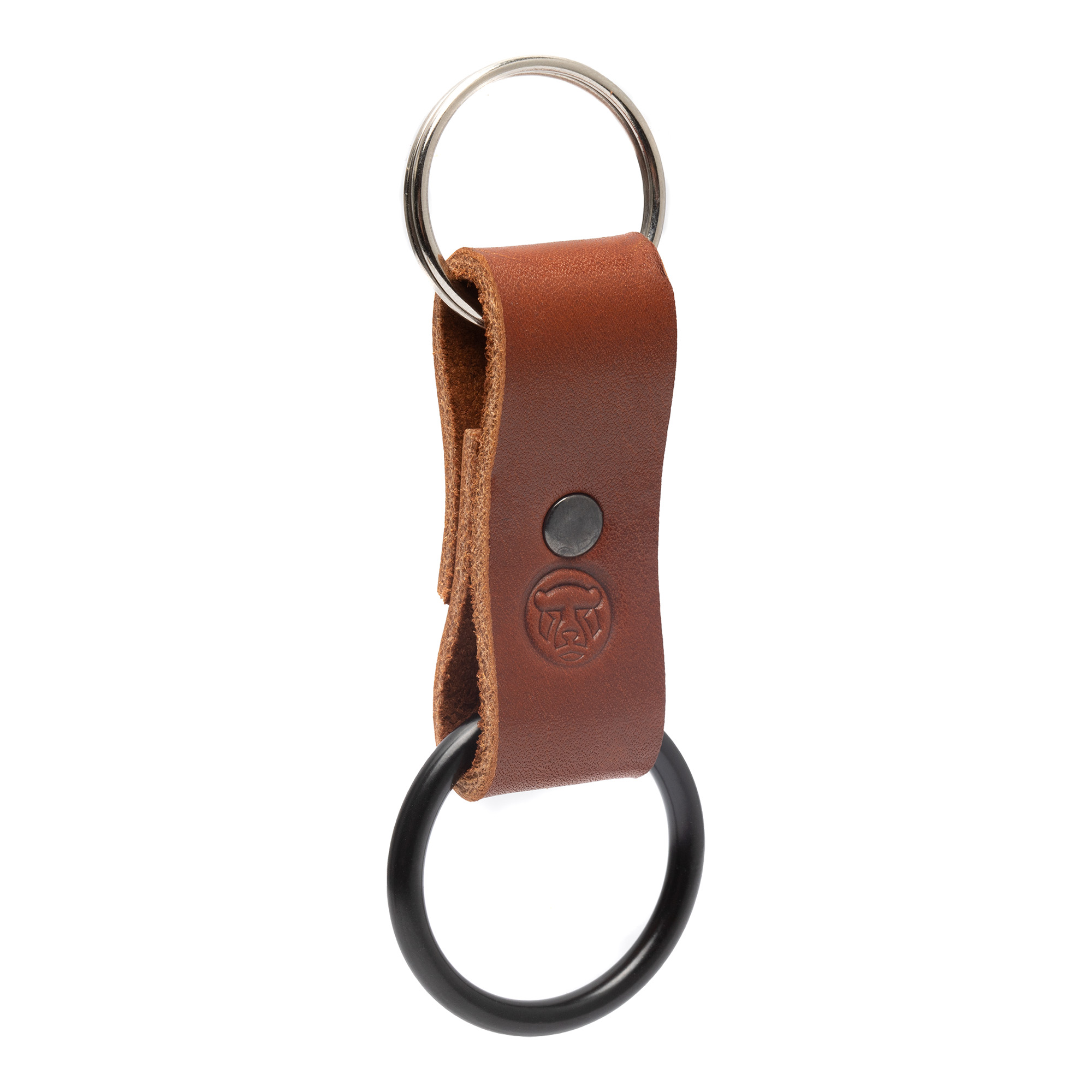 Stylish Leopard | Sleutelhanger | Zwart | Leer
